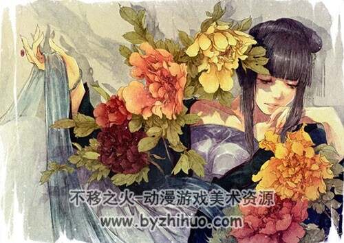 中式古风男女插画图集 159P