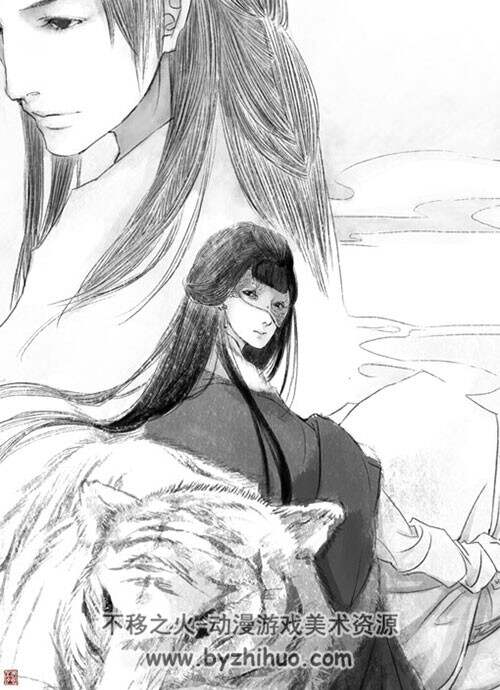 中式古风男女插画图集 159P