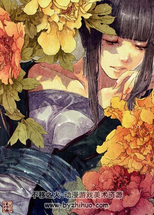 中式古风男女插画图集 159P