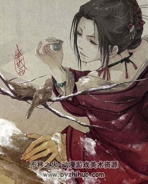 中式古风男女插画图集 159P