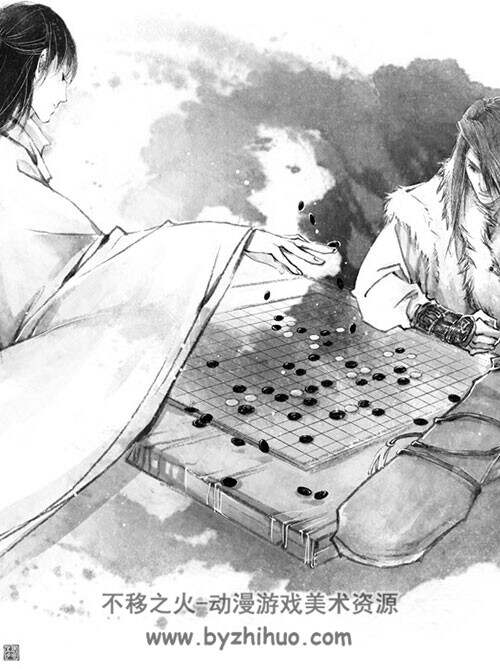 中式古风男女插画图集 159P