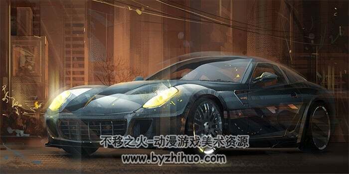概念插画设计师 大飞 王东飞 PSD格式合集
