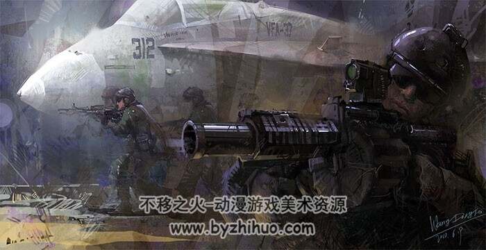 概念插画设计师 大飞 王东飞 PSD格式合集