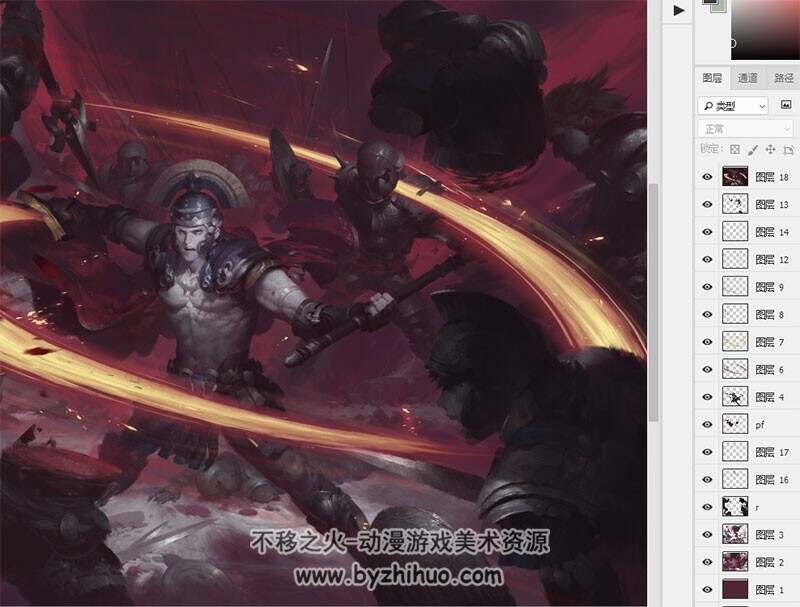 西游记题材 CG原画 PSD源文件 6P
