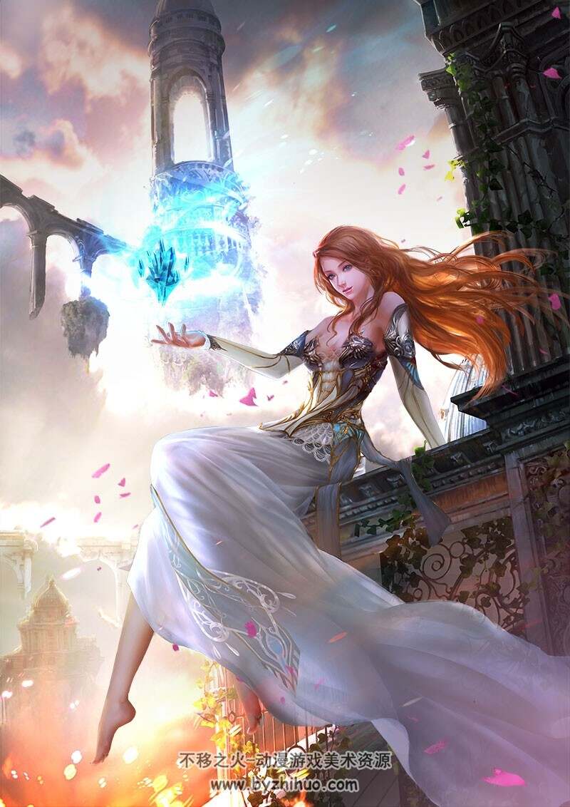唯美风格 CG原画作品合集 PSD分层源文件 120P