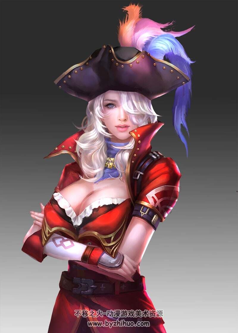 唯美风格 CG原画作品合集 PSD分层源文件 120P