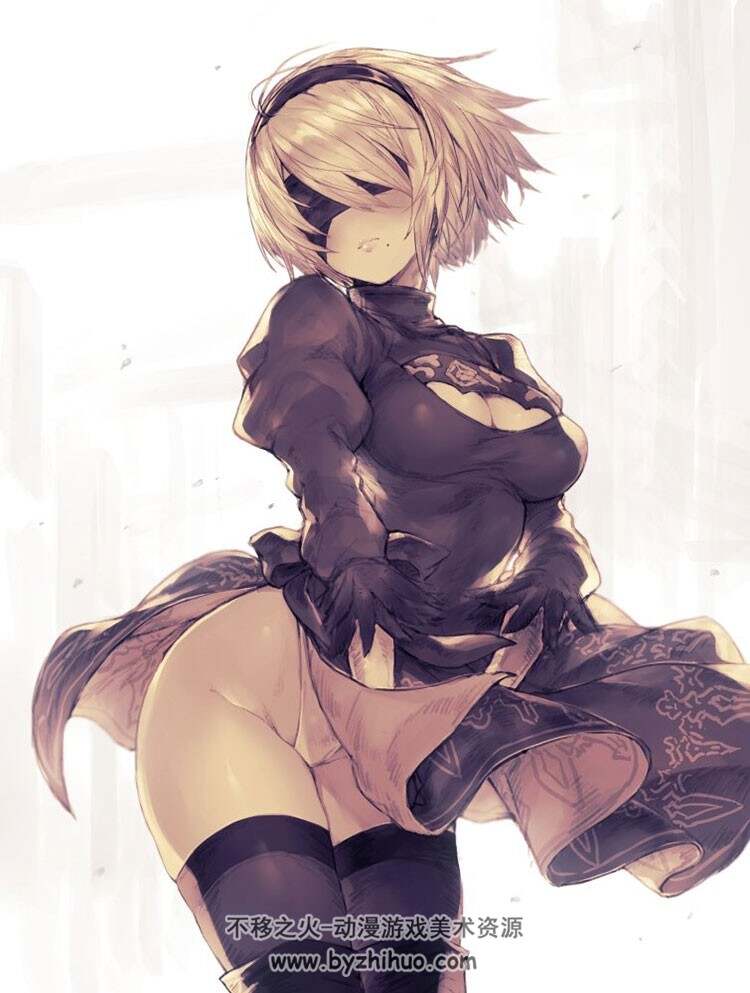 2B小姐姐精品插画图包 997P