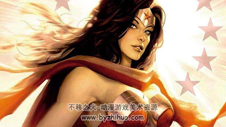 Wonder Woman 神奇女侠 插画图包 184P