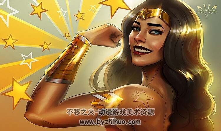Wonder Woman 神奇女侠 插画图包 184P