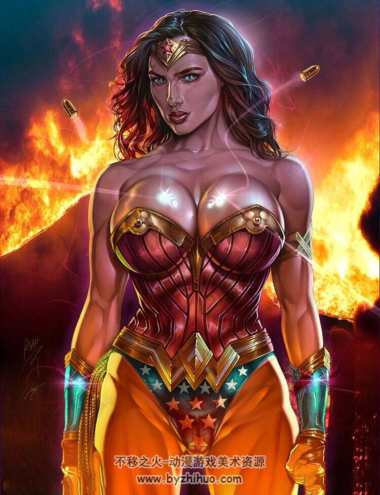 Wonder Woman 神奇女侠 插画图包 184P