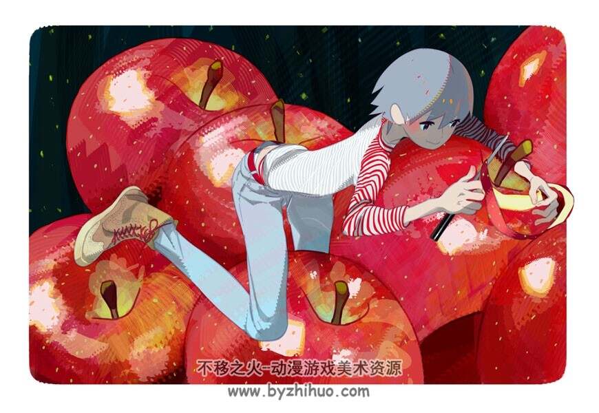 日系萌系小清新 唯美插画 合集