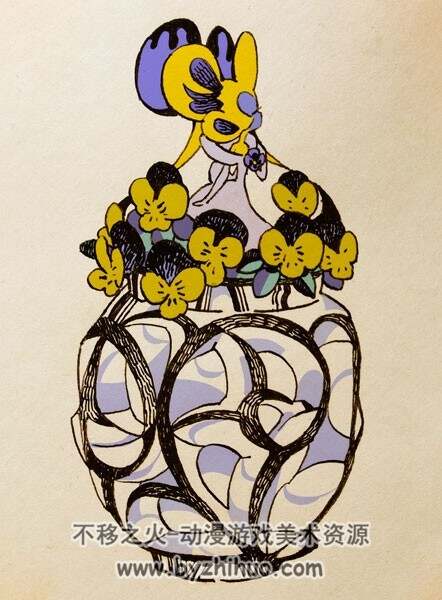 日系萌系小清新 唯美插画 合集