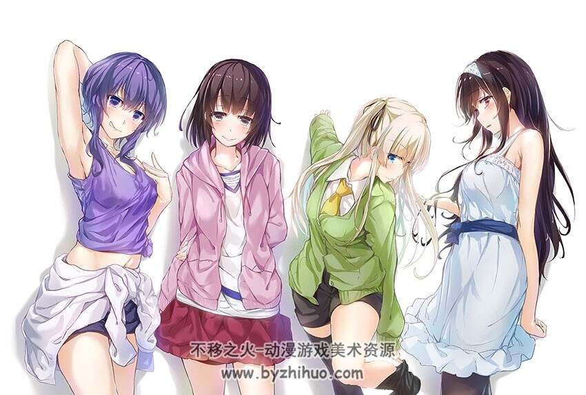 路人女主的养成方法 人物图集 95P