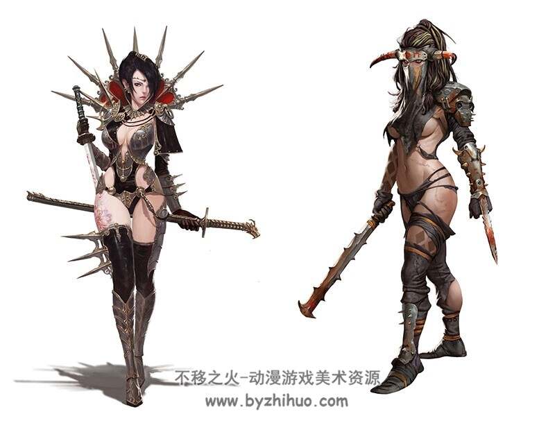 综合型战士 游戏角色素材大合集 15000+P