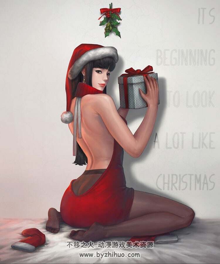 韩式性感美女插画图集 49P