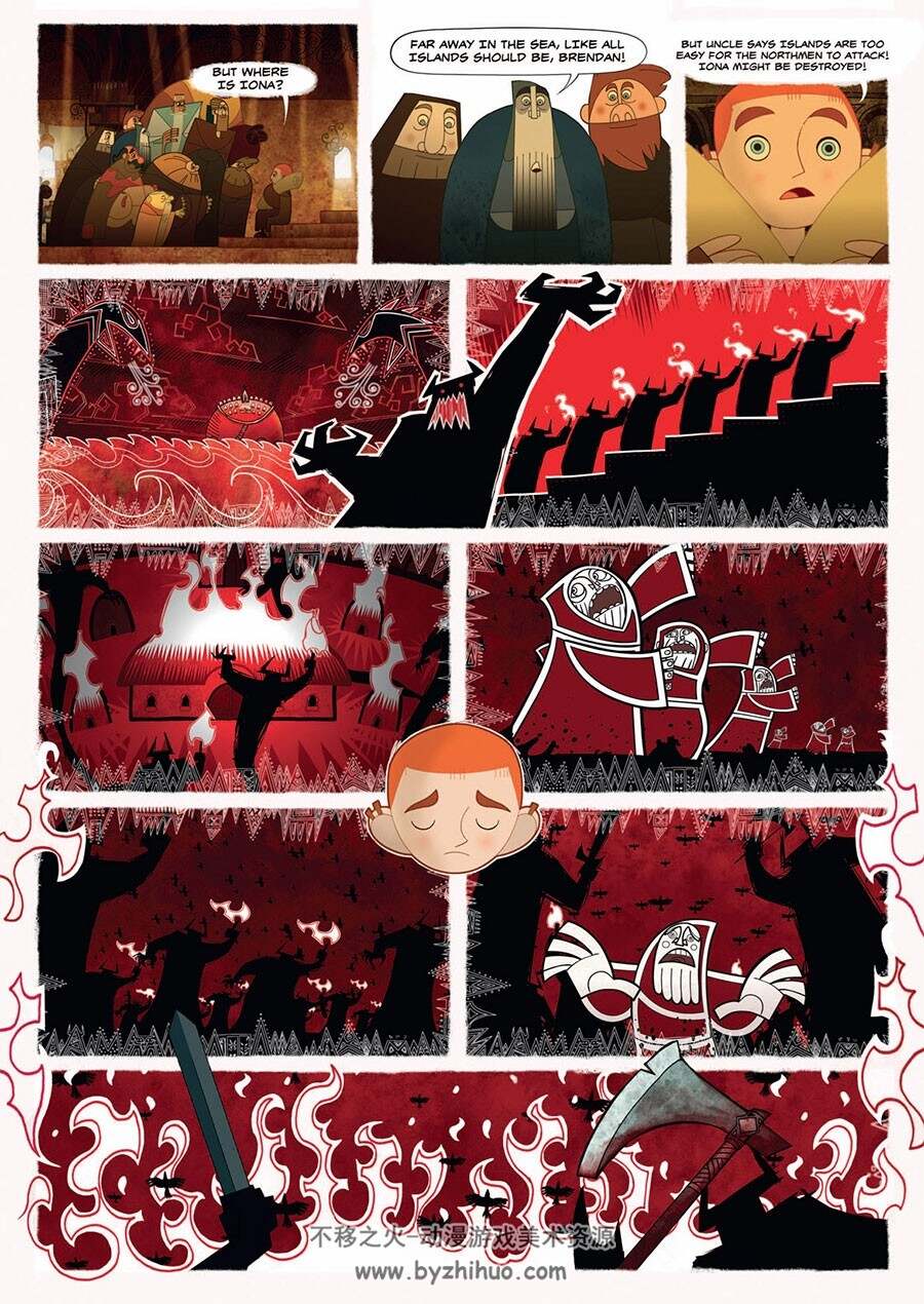 爱尔兰风格 凯尔经的秘密 PARTY1 官方漫画