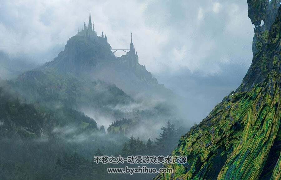 德国艺术家Daniel Schmelling 概念原画鉴赏 部分有作画过程