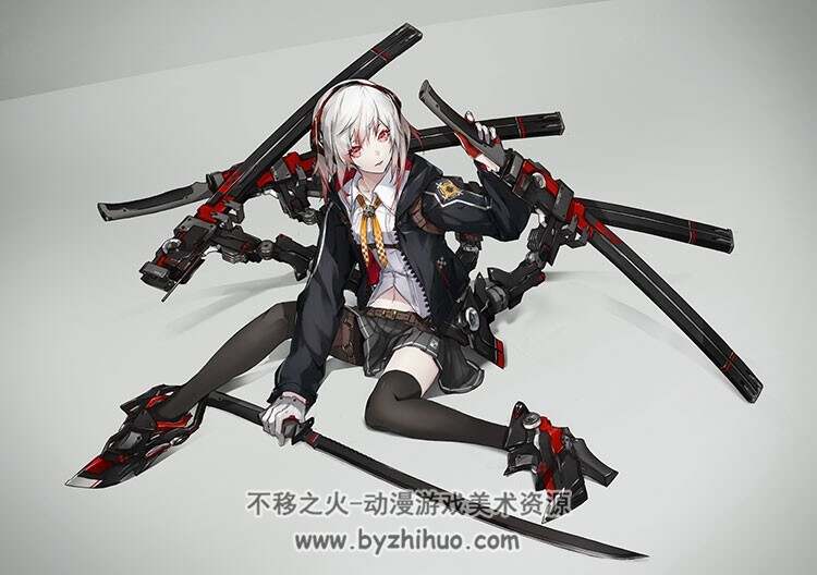 日系魔系少女插画图集分享 57P