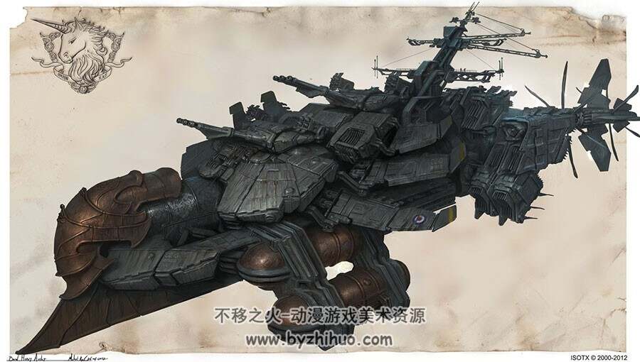 英国概念艺术家Michal Kus 人物场景机械原画鉴赏合集