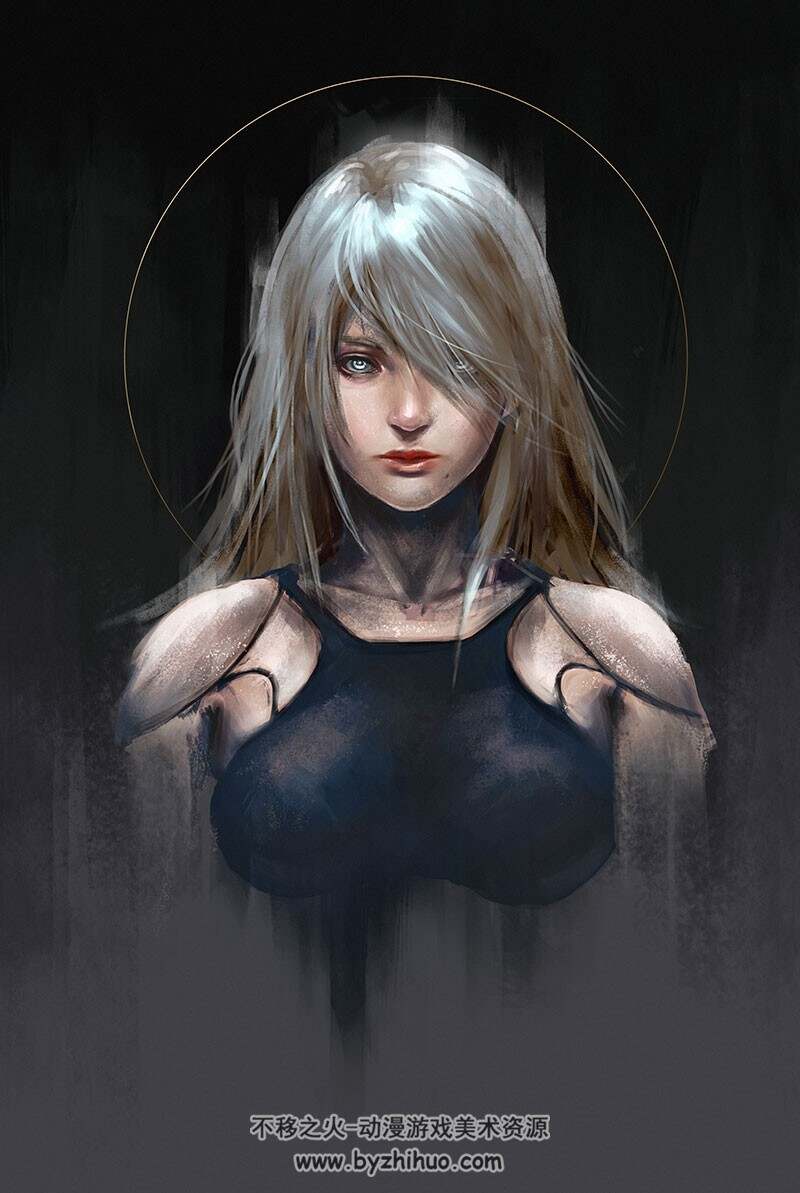 尼尔 机械纪元的2B小姐姐插画壁纸+截图 3212P