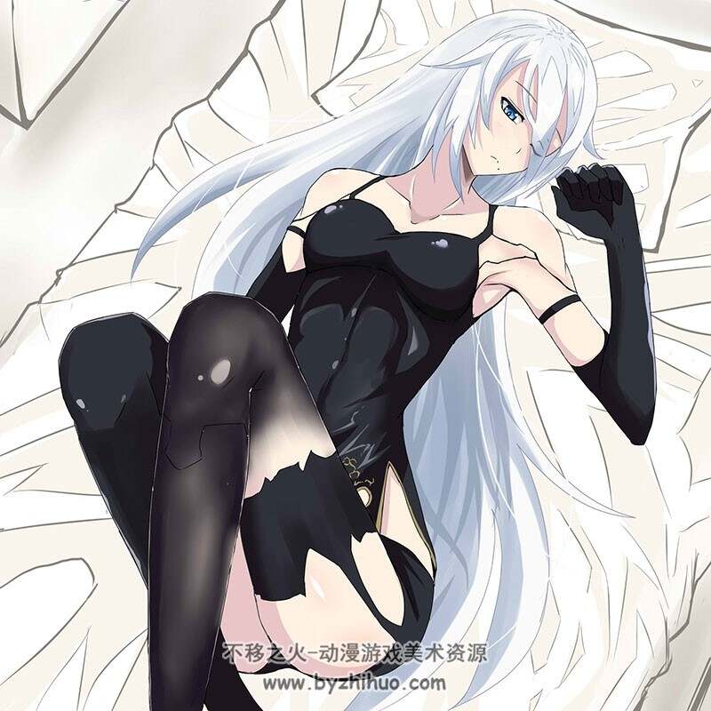 尼尔 机械纪元的2B小姐姐插画壁纸+截图 3212P