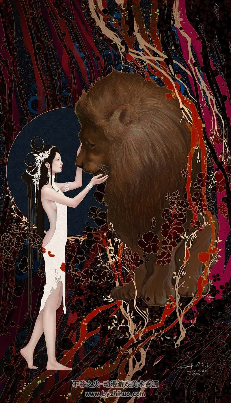台湾概念插画师 Casimir Lee  装饰感很强的插画作品