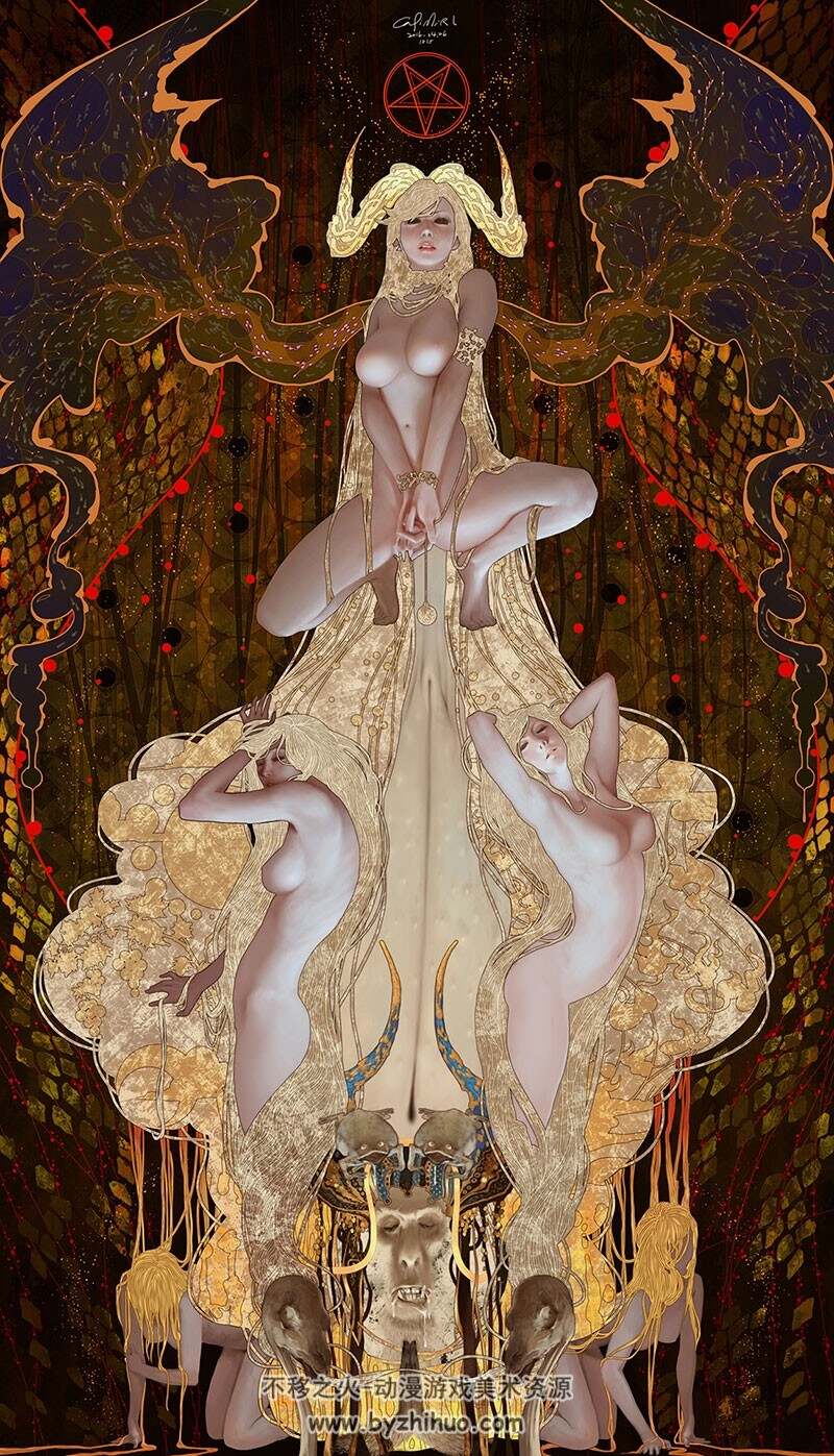 台湾概念插画师 Casimir Lee  装饰感很强的插画作品