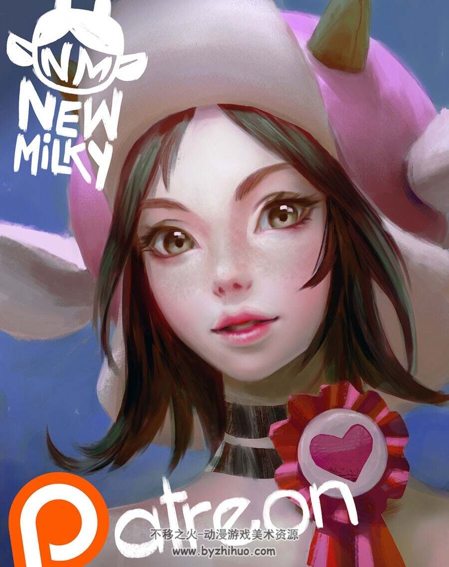 俄罗斯插画师 Anna Nikonova aka Newmilky