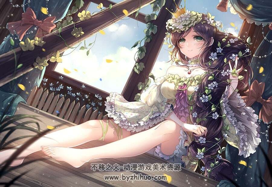 日系少女精品壁纸插画图集 115P