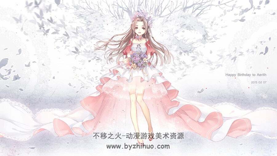 日系少女精品壁纸插画图集 115P