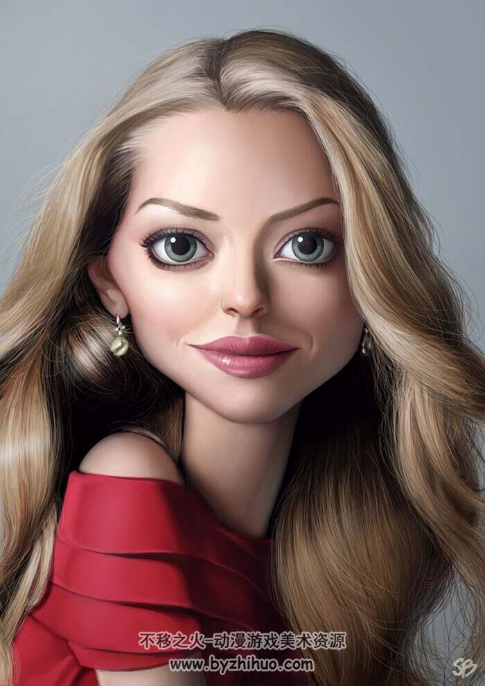 插画师papaninja欧美卡通风格美女CG插画作品合集