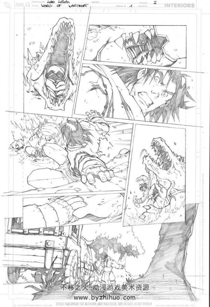 魔兽御用漫画家手稿鉴赏合集