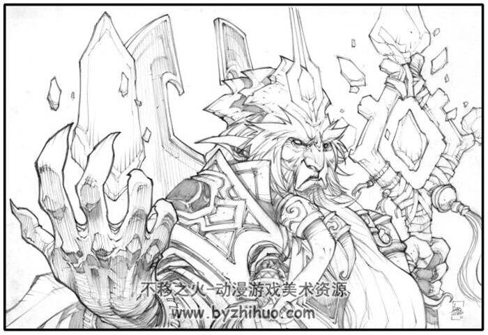 魔兽御用漫画家手稿鉴赏合集