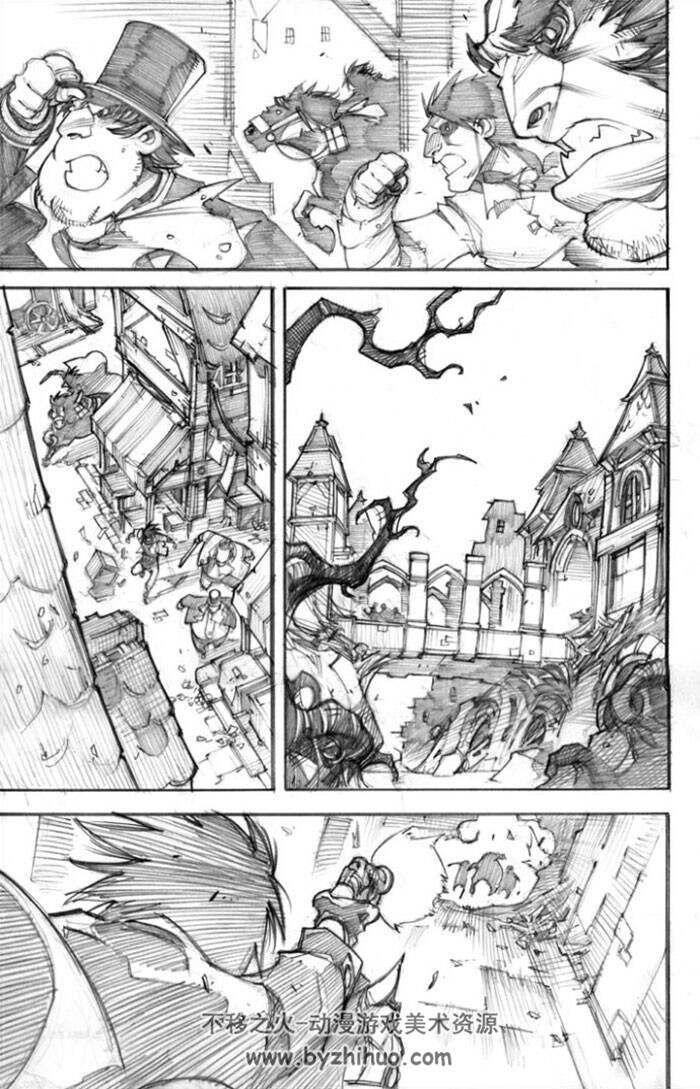 魔兽御用漫画家手稿鉴赏合集