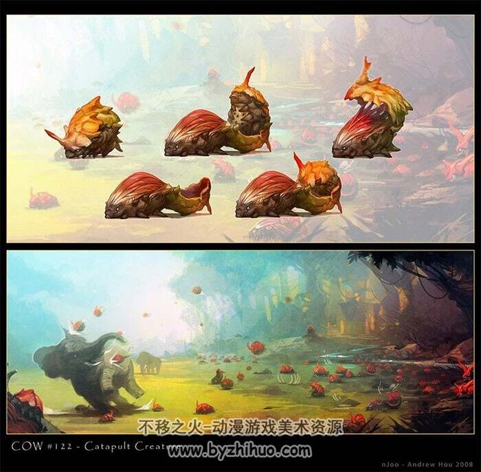 各种西方怪物的原画概念设计鉴赏