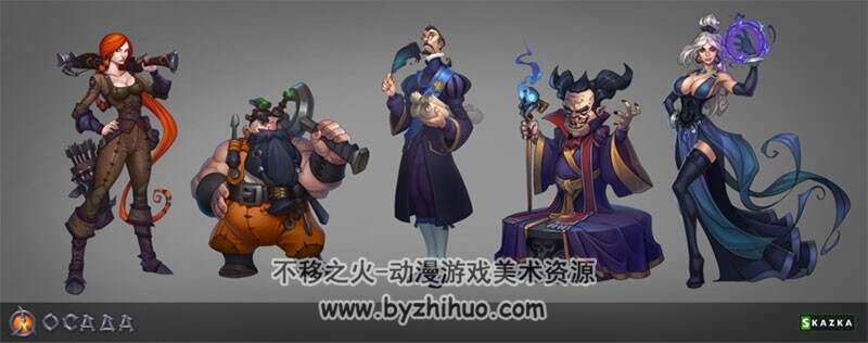 Gimaldinov游戏角色概念设计合集