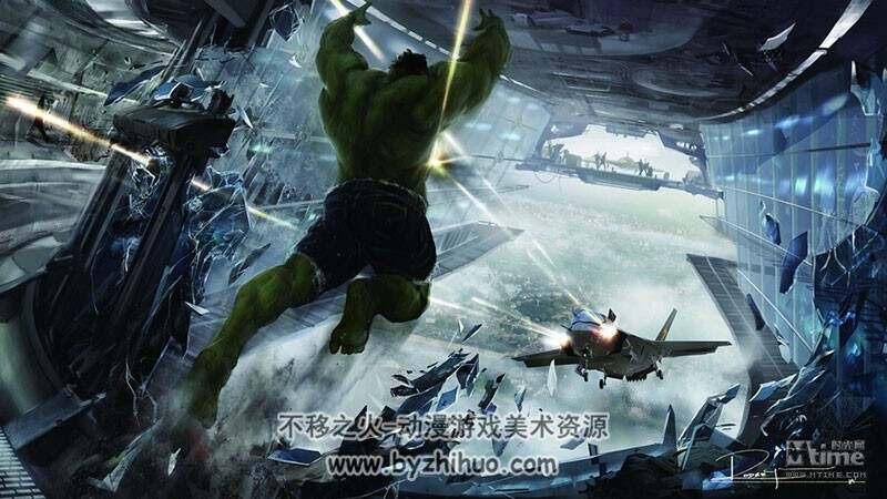 美国超级英雄角色插画海报鉴赏合集