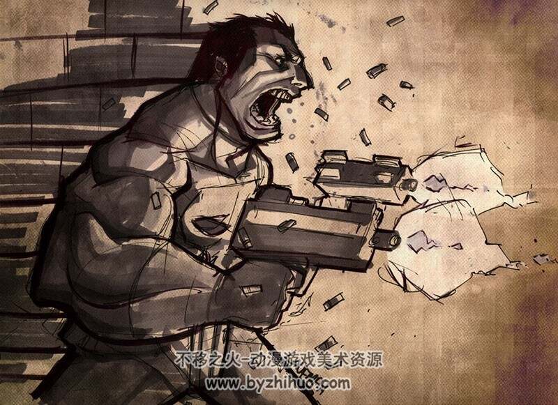 Derek Laufman欧美卡通角色插画和线稿草稿鉴赏合集