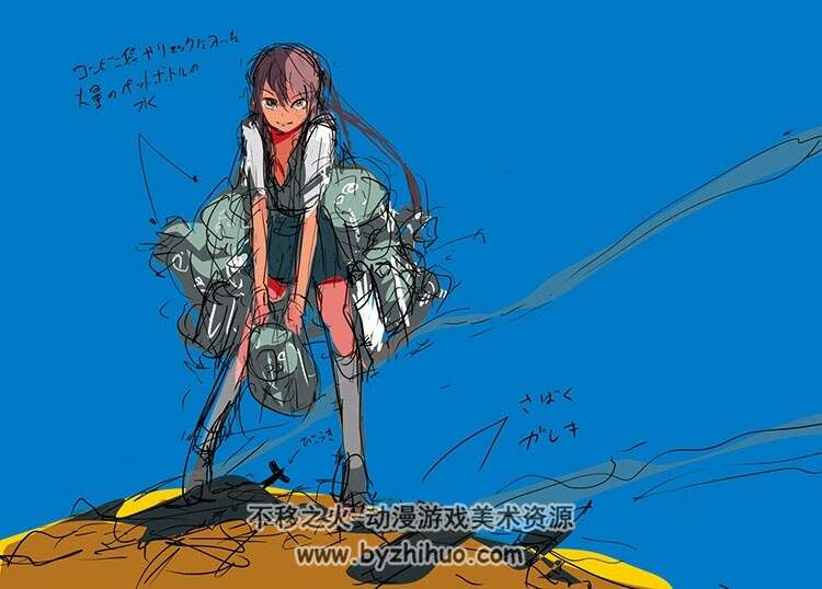 骂倒少女 插画壁纸图包分享 239P