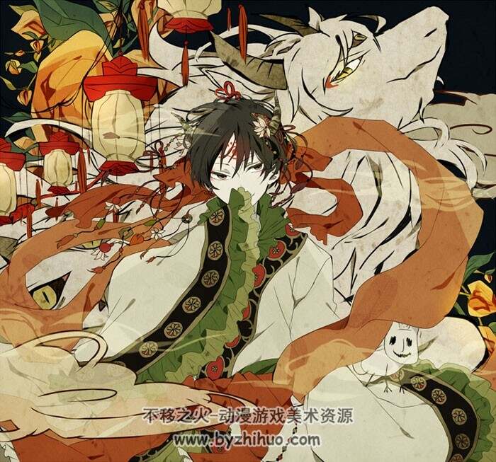日系华丽插画图集赏析 43P