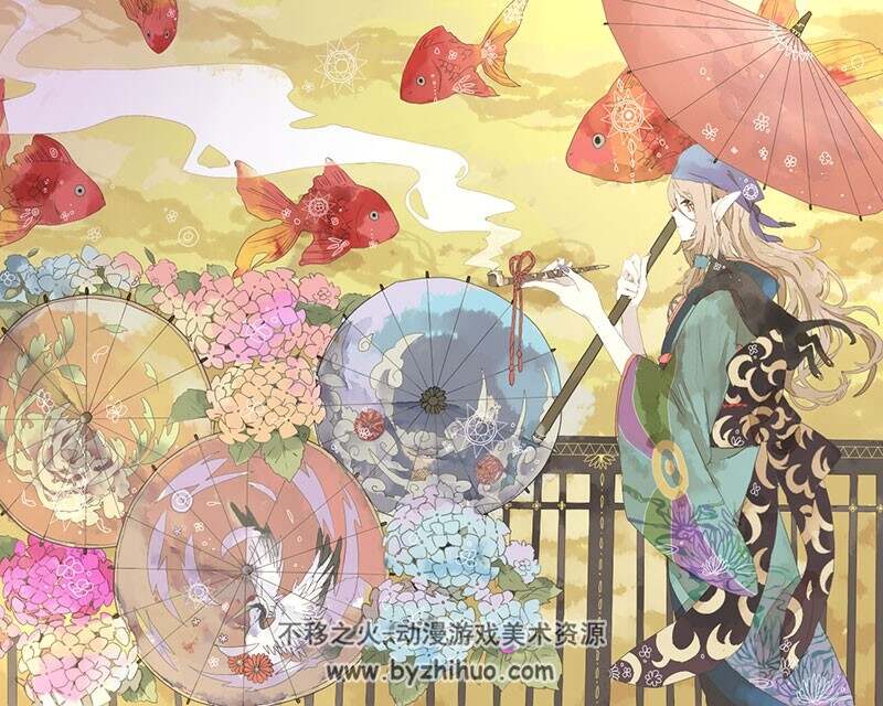 こたつ 日本画师作品图集赏析 45P
