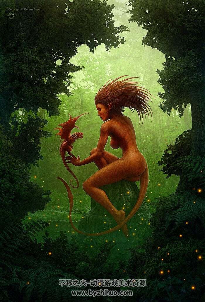 土耳其插画家Kerem Bey魔幻插画资源合集