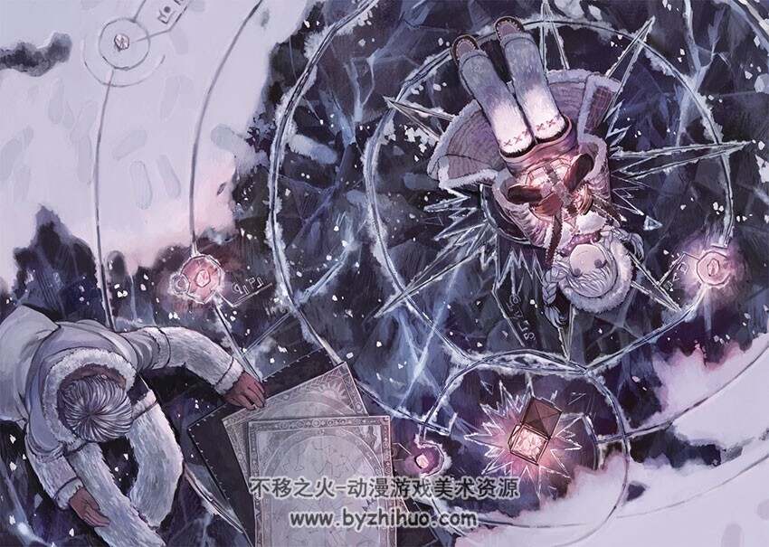 有情怀的唯美插画图集 28P