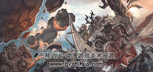 joe的魔兽相关漫画线稿