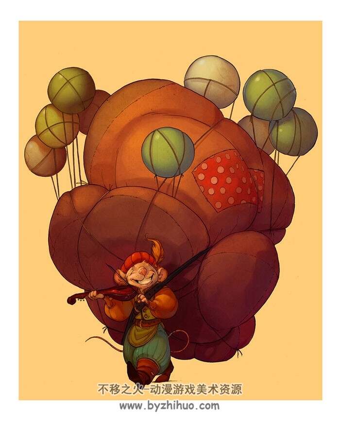 欧美插画家nicholaskole 插画作品及部分手绘稿合集