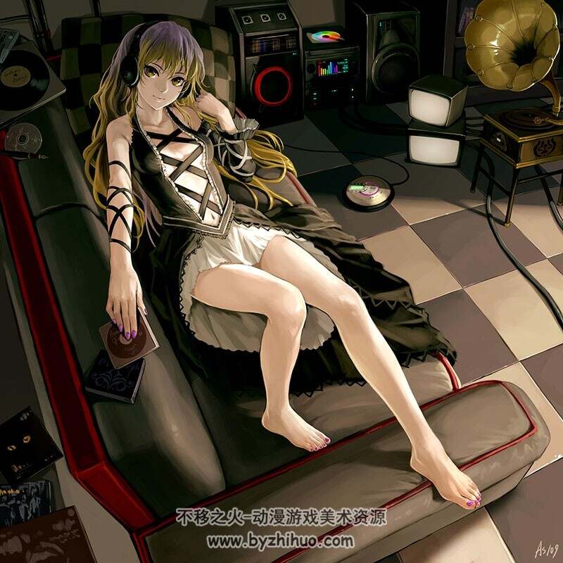 一波日本萝莉插画图包 132P