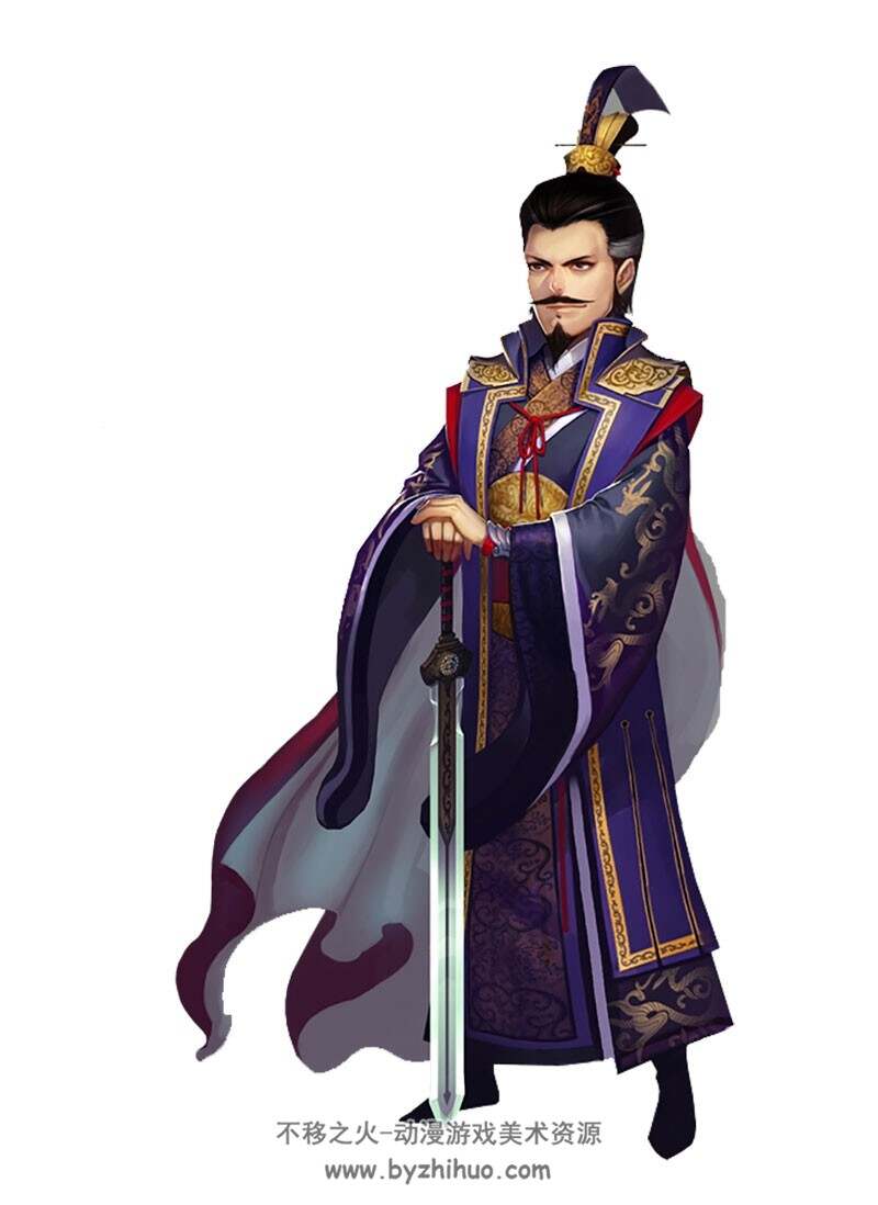 三国题材卡通风格 角色立绘合集