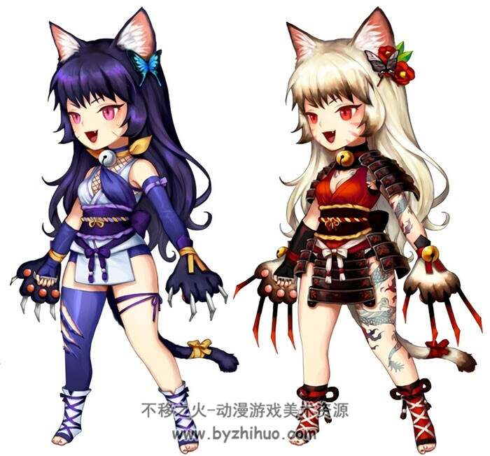 七骑士 Q版古装角色图集+现代Q版 2810P