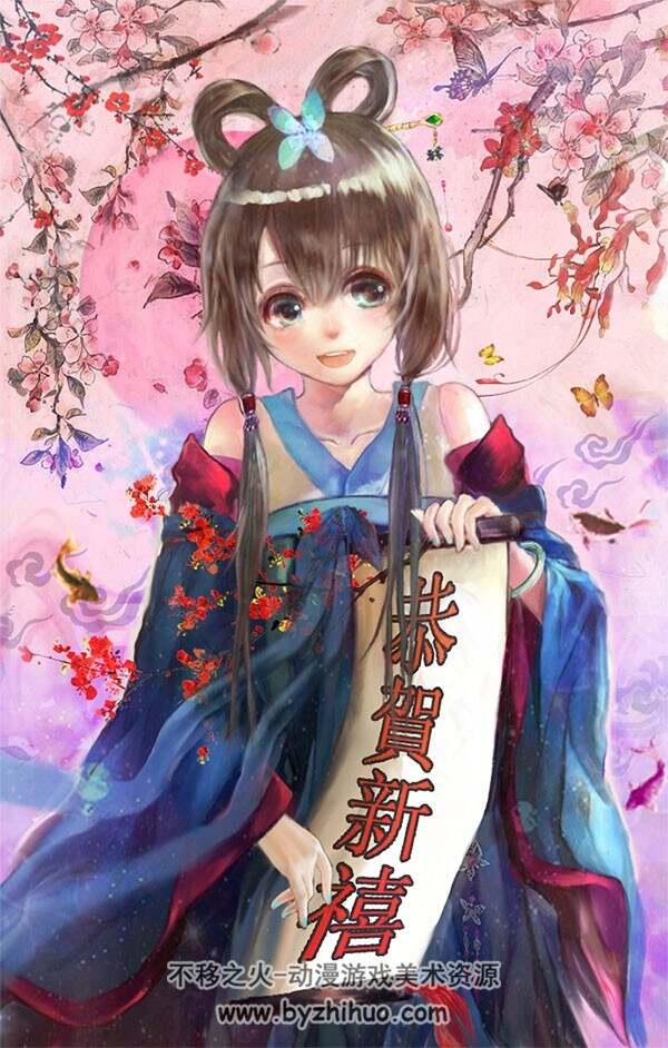 洛天依同人CG插画鉴赏 免费欣赏