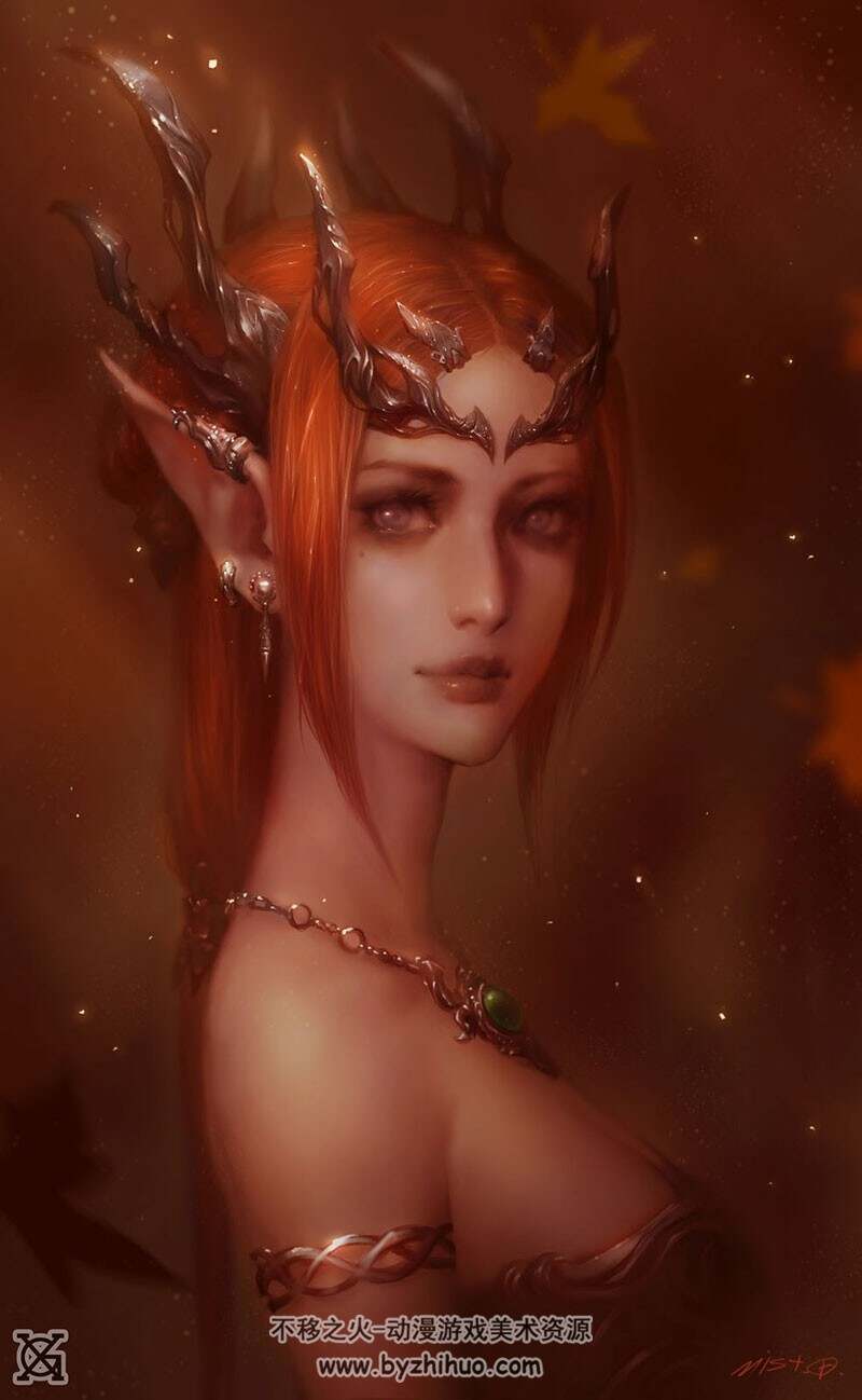 精致的头像插画图集 79P